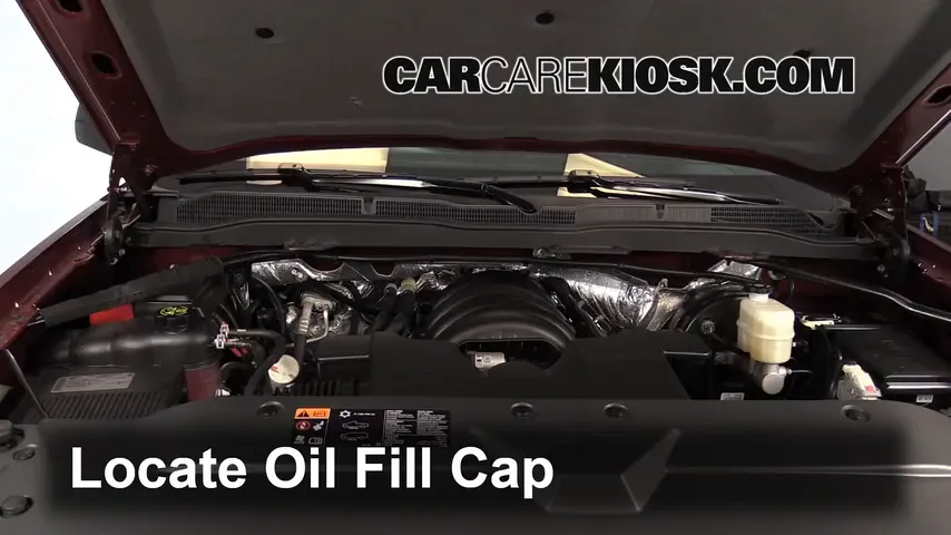 2014 Chevrolet Silverado 1500 LT 5.3L V8 FlexFuel Crew Cab Pickup Oil